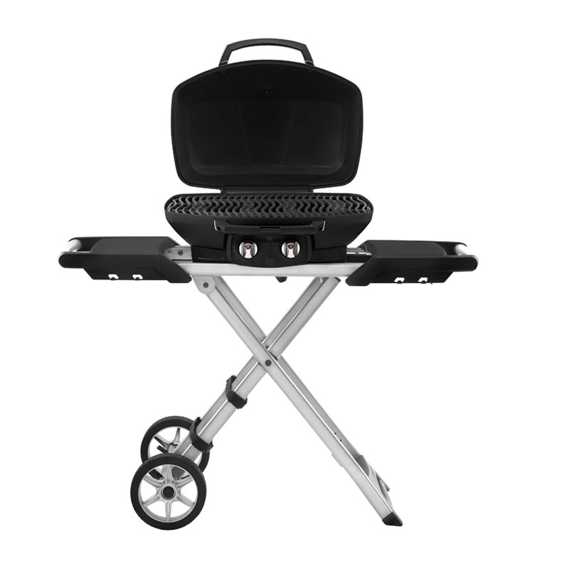 TravelQ Pro285 mobiler Gasgrill front_open