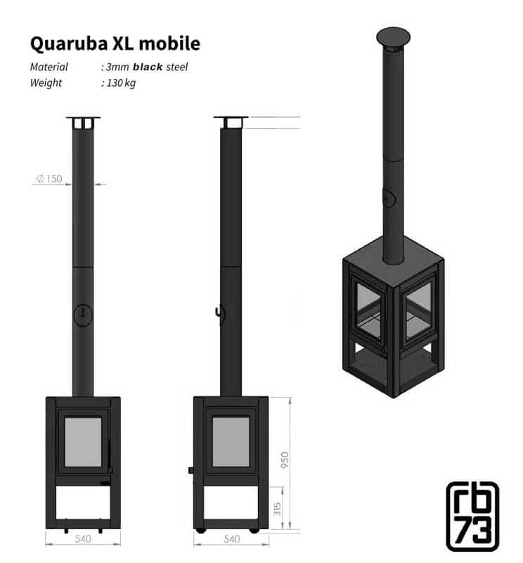 Quaruba schwarz mobil XL Datenblatt