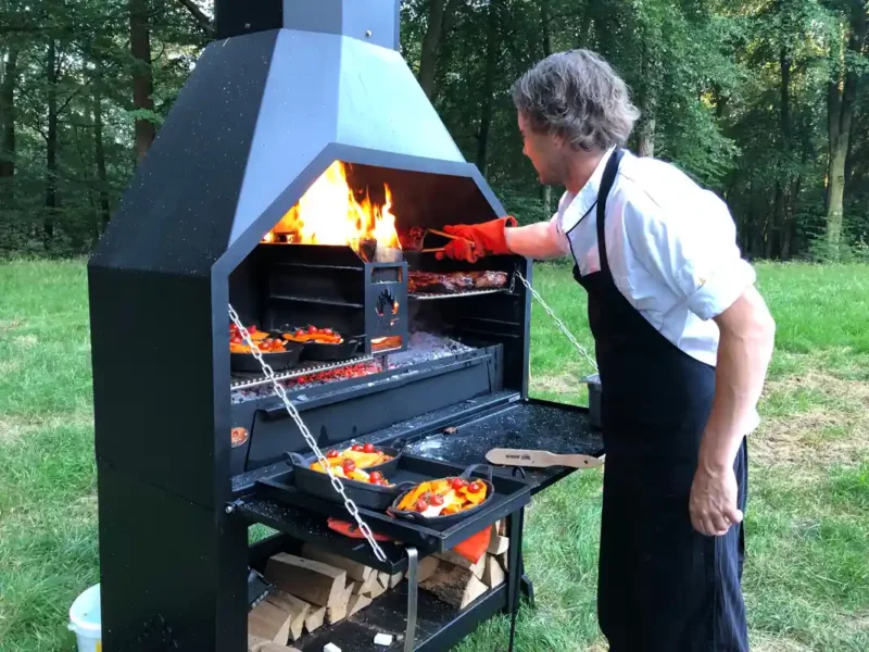 Homefires Braai 1200 Freistehend Grill mit Holzfeuer
